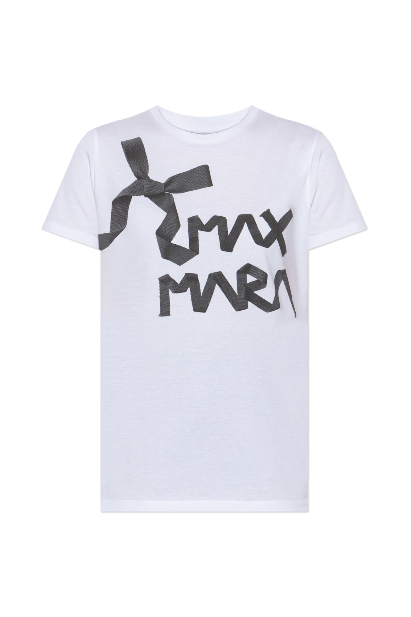 Tシャツ・カットソー MAX MARA Calcio short sleeved tshirt White T-shirt 